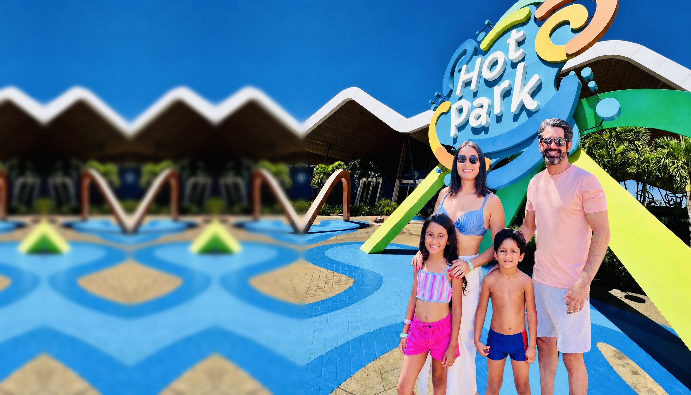 A Família Dourado no Hot Park